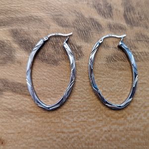 Sterling Silver Hoops